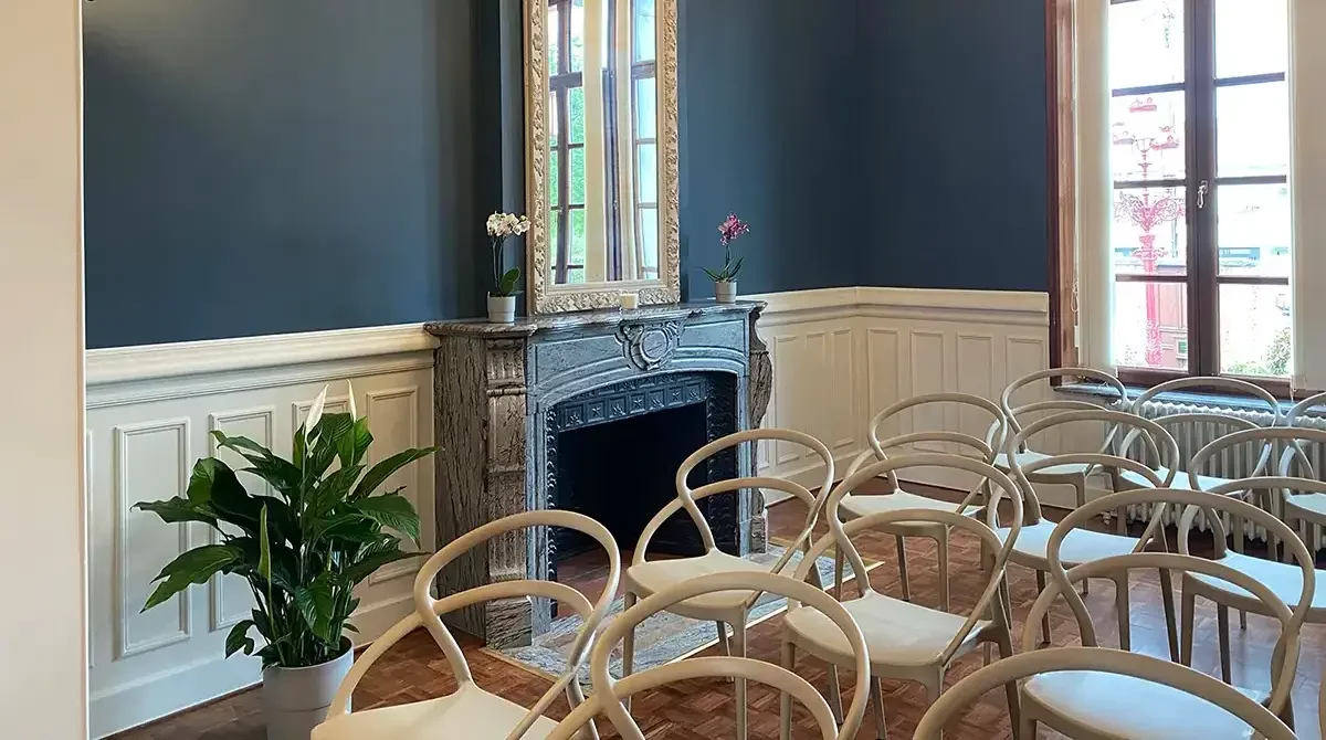 Ambianche chaleureuse et épurée du Grand Salon